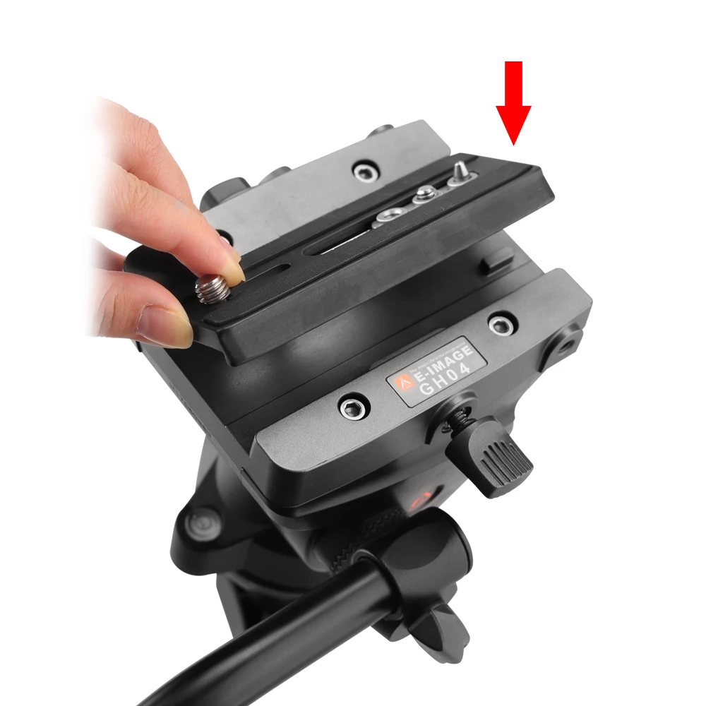 E-IMAGE GH04 75mm Dual-base Tripod  Fluid head