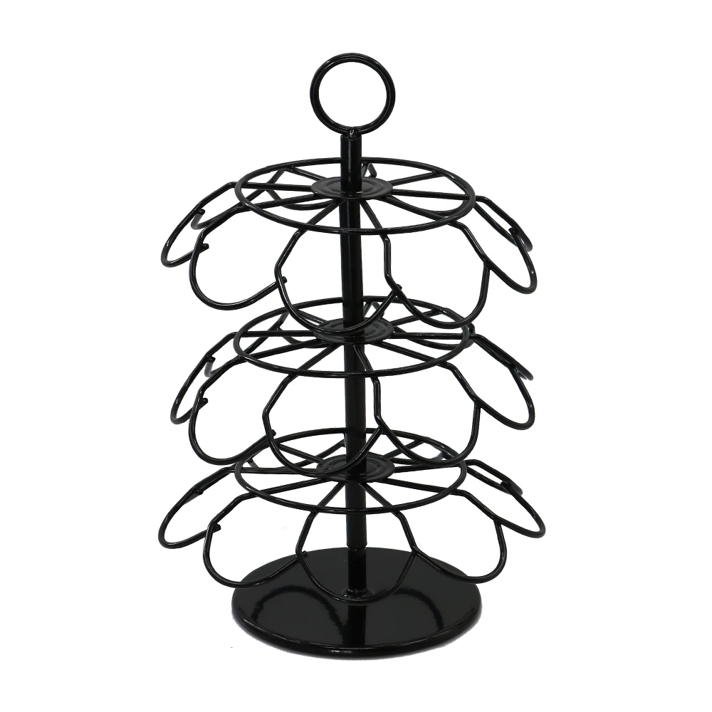 3 Layer Rotating K Cup Storage Coffee Pod Stand