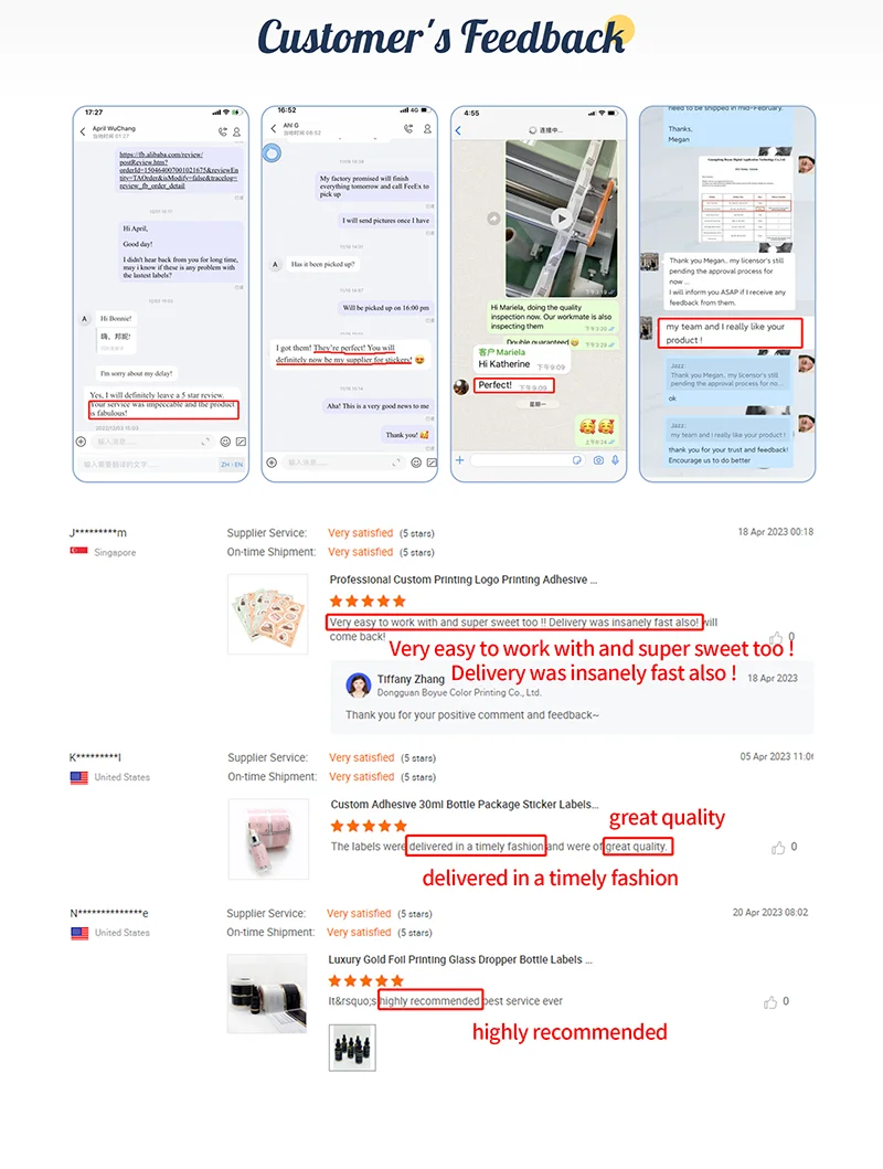 Personalized Stamping Gold Color Product Private Custom Round Stickers Paper Vinyl Adhesive Label Logo Sticker Roll