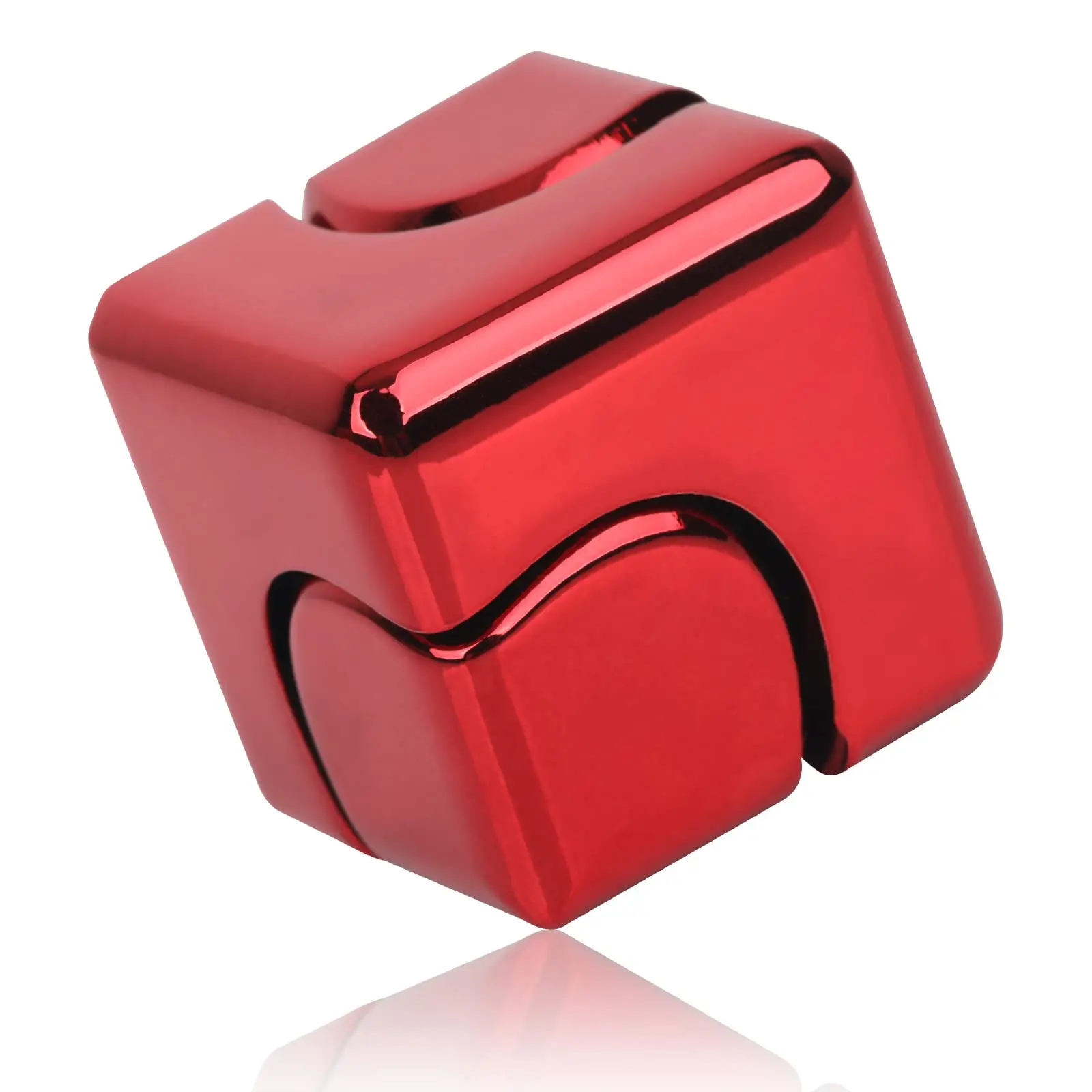 Fidget Cube Spinner Anti-Anxiety Focusing Fidget Toys  Fidgets Spinner 4-in-1 Toy Metallic Focus Toy