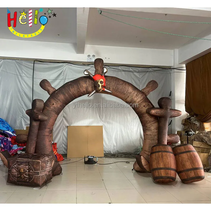 Manufacturers Direct Selling Promotional Arch Inflatable pirate arch inflatable archway for sale