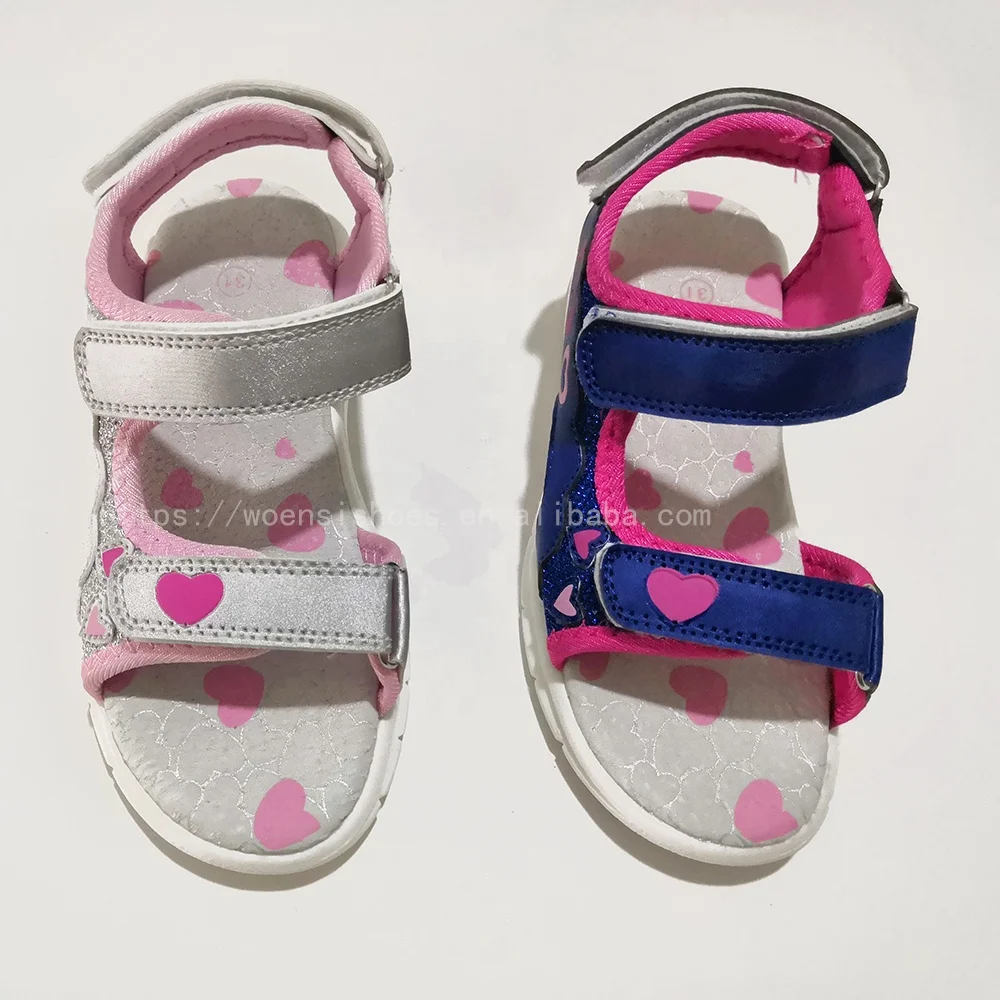 Новое поступление женских туфель для девочек по низкой цене; Летние туфли на плоской подошве; Детские летние женские туфли с открытым носком сандалии спорт