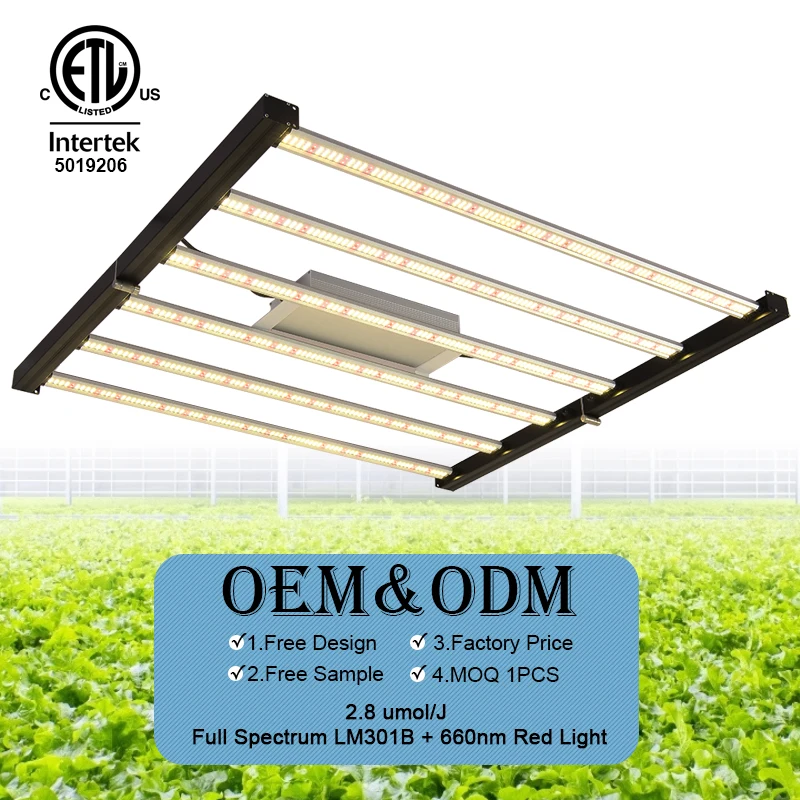 Boya lm301h lm301 301h Осьминог лампа для роста растений 600 Вт 645 240 полосы quantum 2 4 5 бар w складной светильник