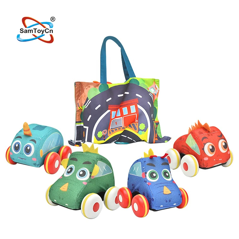 Toddlers Educational Storage Bags Activity Baby Carpet Cloth Car Play Crawling Folding Cotton Soft Play Mat Kids