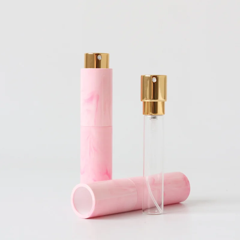 Marble Black Perfume Atomizer Refillable Twist Up Perfume Bottle 10ml 15ml 8ml