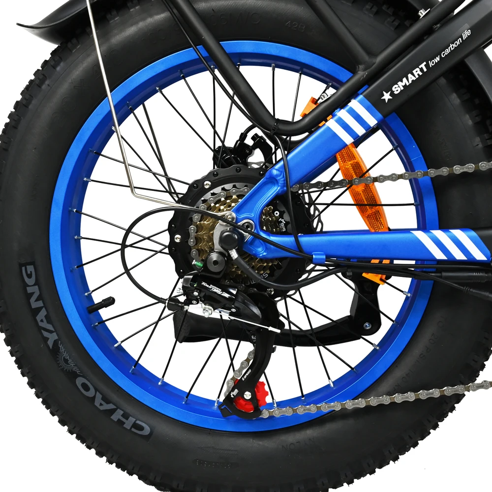 BLJ Electric Bicycle Aluminum Alloy 48V/500W Hydraulic Brake DP-2003 35km/h LED Dashboard 48V/12AH In Stock