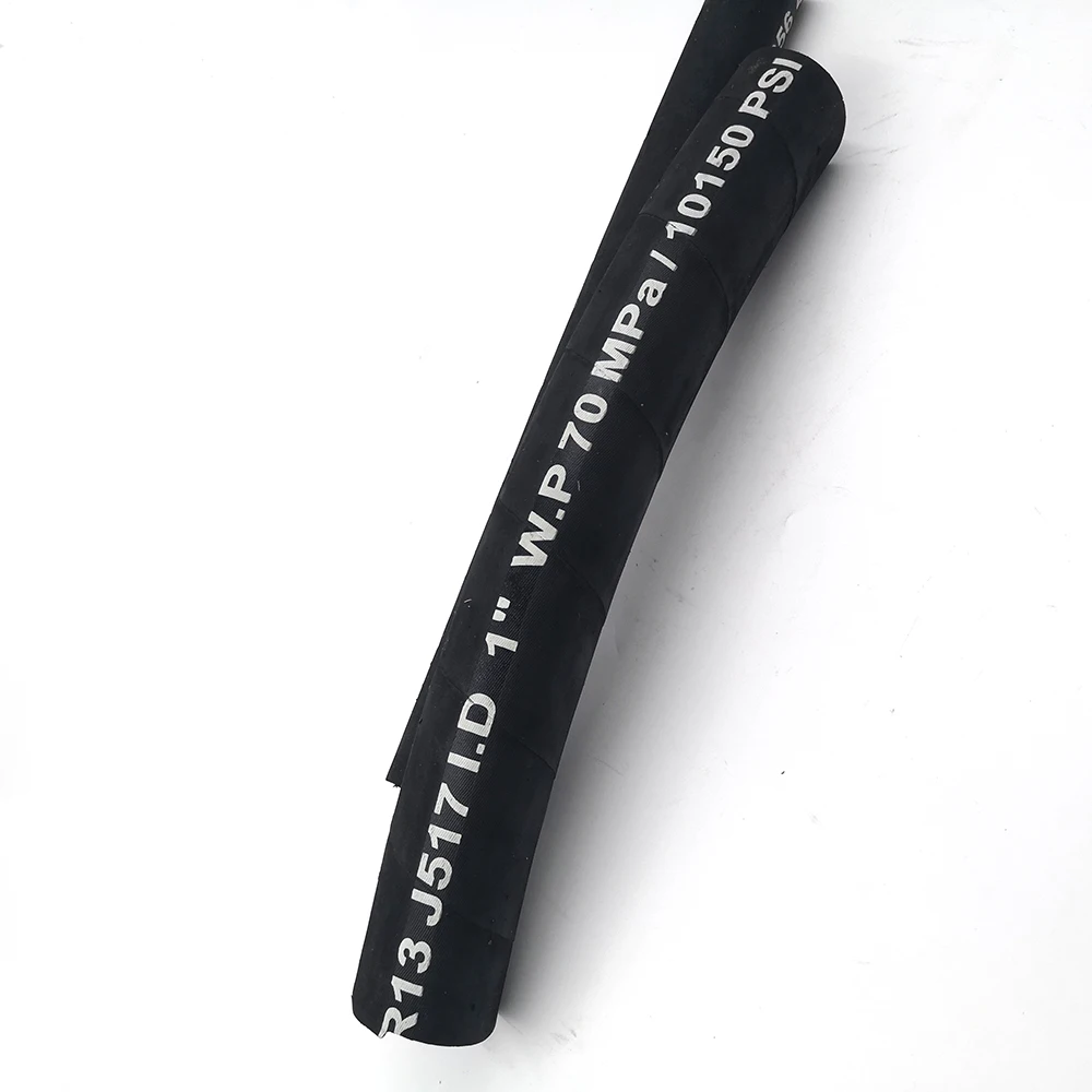 DIN EN856 4SP 1/2 Inch Flexible Hose 4 Reinforced Layer Of Steel Wire Spiral