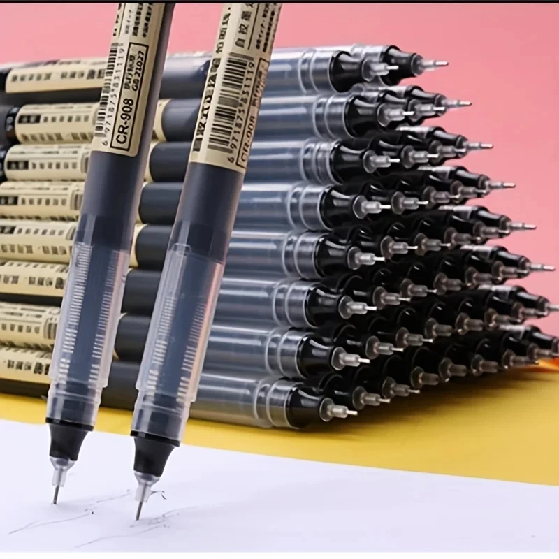High Quality Needle Type Gel Pens Straight Liquid Yype Ballpoint Pen Water Stationery Office School Supplies Writing