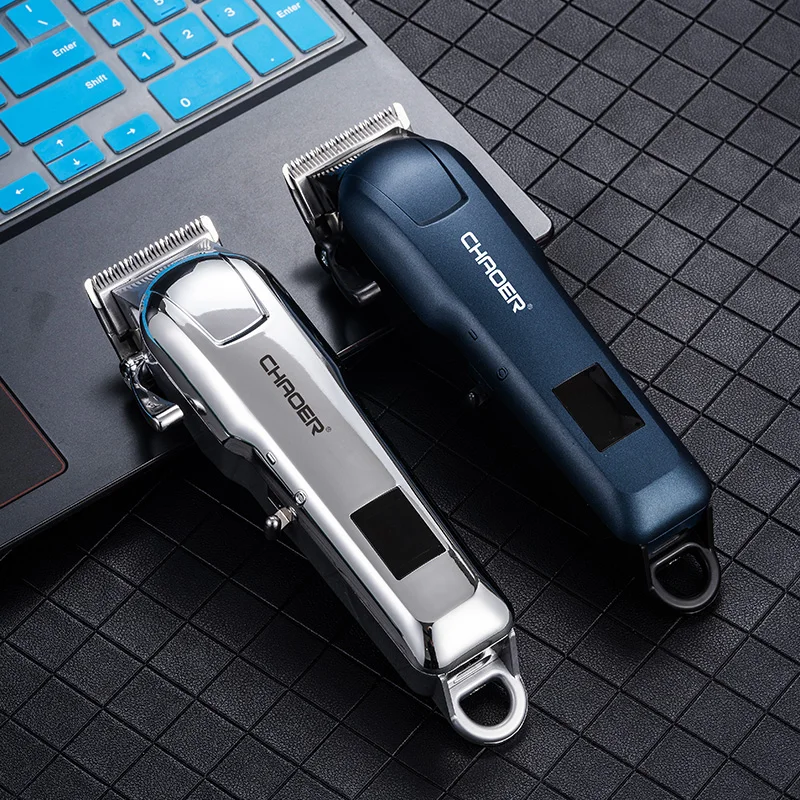 2022 Hot Selling LCD Display T Blade Professional Electric Safe Cordless Hair Clipper Trimmer Haircut Grooming Kit for Men