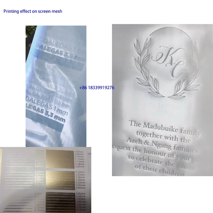 Direct printing machine silk screen plate making machine digital plate printing machine