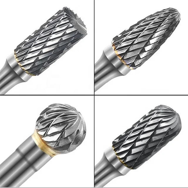 Grinders Accessories Tungsten Carbide Steel Rotary File Set