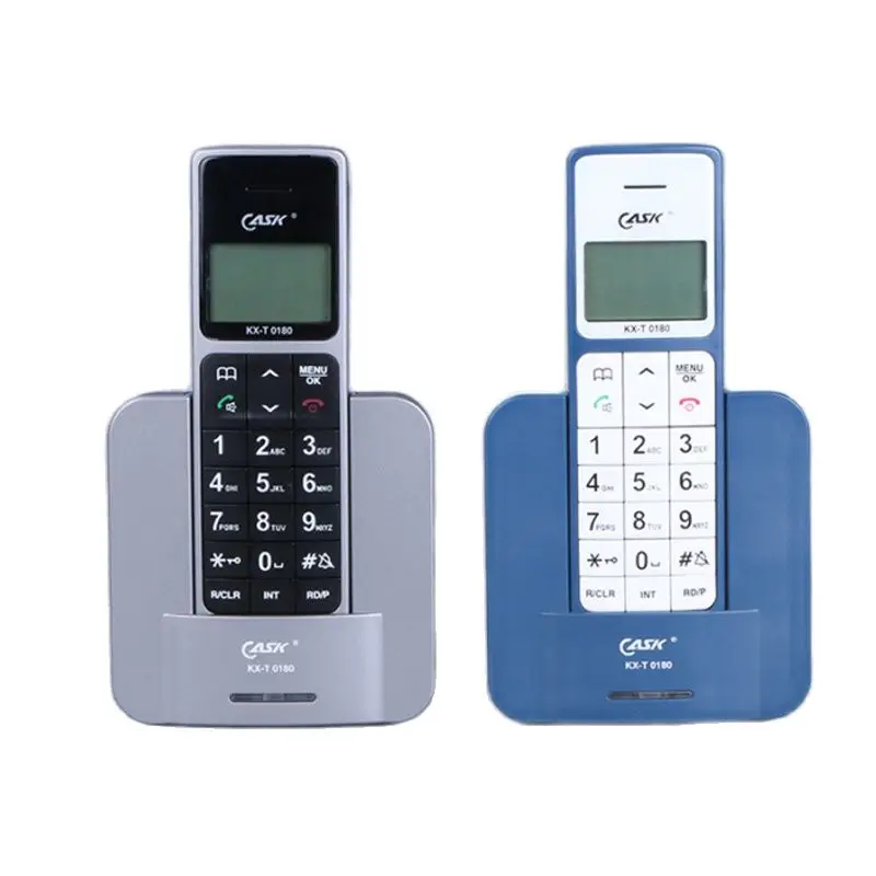 DECT6.0 расширяемый беспроводной телефонной системы с ЖК-дисплеем Caller ID стационарный телефон