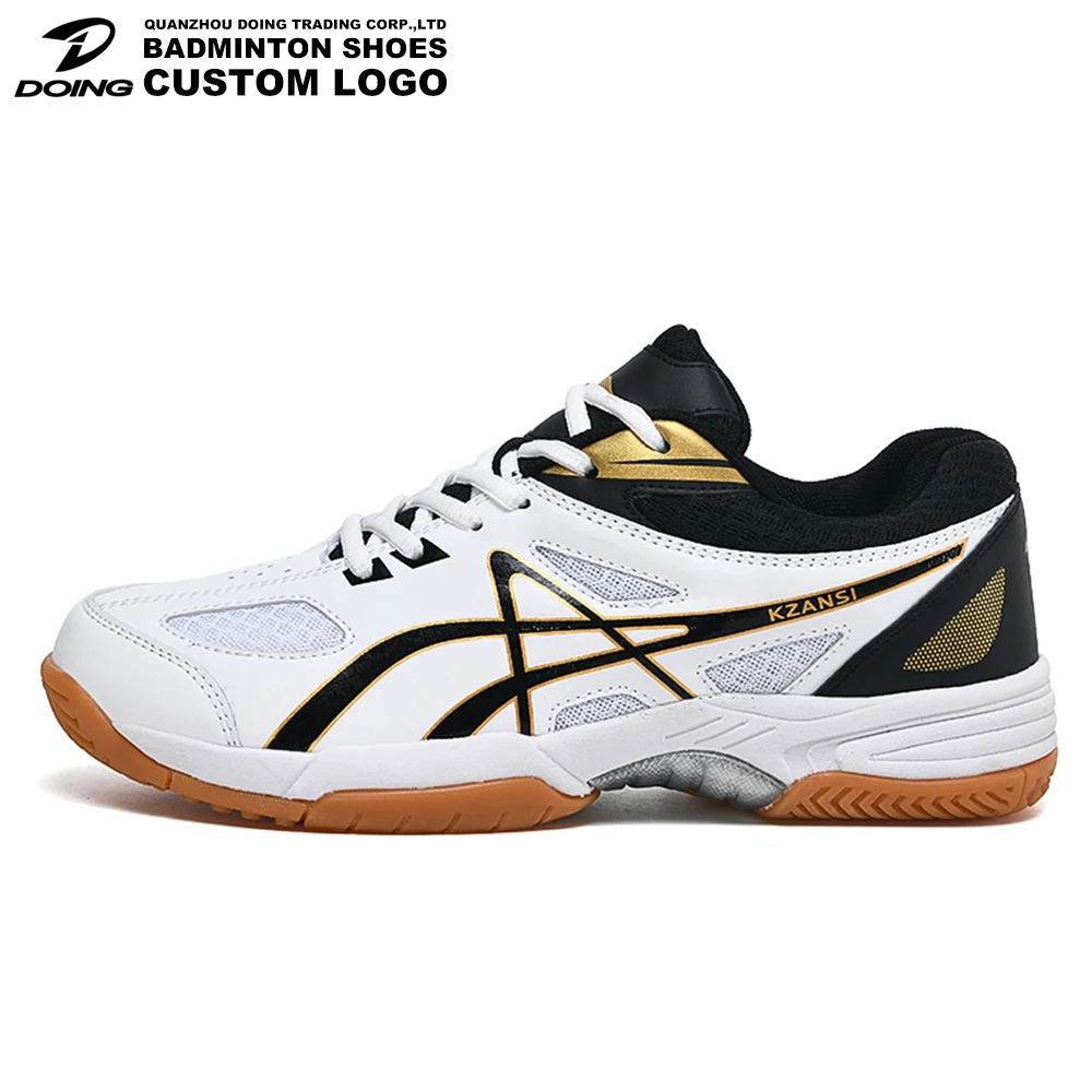 Factory Wholesale Trendy Durable Casual Popular Lace-Up Jump Sport Couple Indoor Light Flexible Men Woman Badminton Shoes