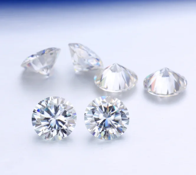 Best Round cut Moissanite Manufacturer Direct Sell D color Loose Wholesale Moissanite