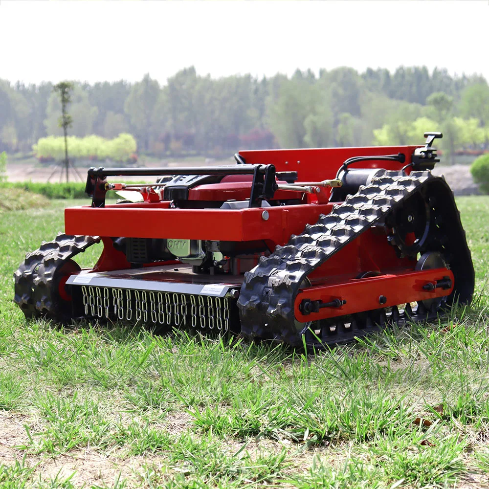 Hightop Factory price smart rc lawn mower crawler 550mm remote lawn mower With CE certificate