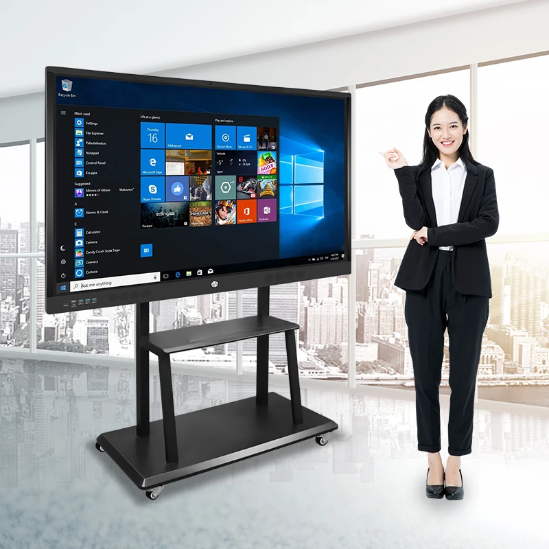  Anti Glare 55 65 75 86 98 Inch Touch Screen LED LCD Display led interactive