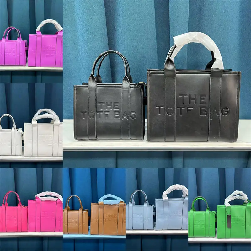 BM9351 Large 13.5inch Designer Handbags Famous Brands the Tote Bag PU Leather Purse and Handbag Luxury Women Marc Tote Handbags