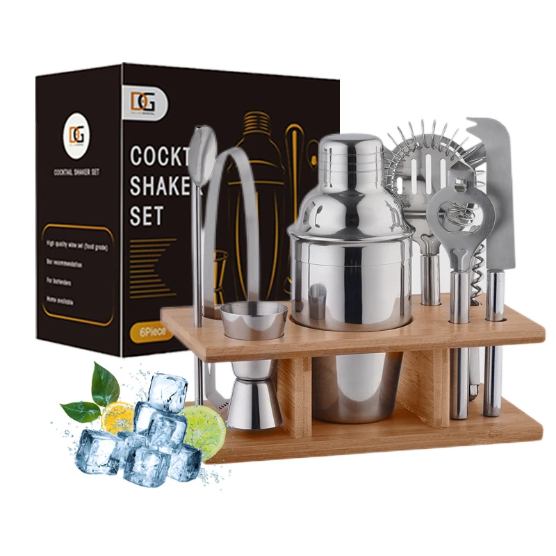 3 Pieces Cocktail Shaker Food Grade High-Quality Family Available Cocktail Shaker With Strainer Boston Cocktail Shaker Set