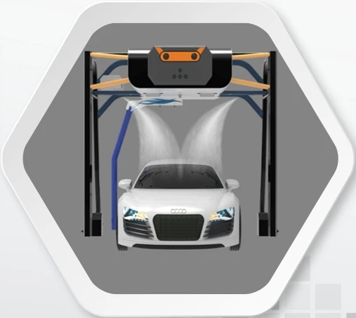 360 Degree Rollover Type Touchless Car Wash Machine