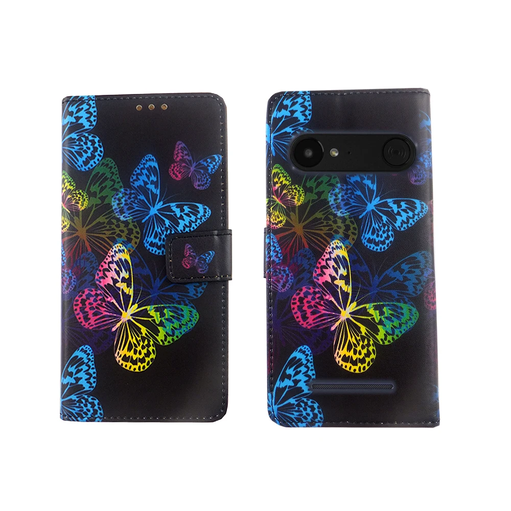 Luxury PU Flip Wallet Leather Case Trending Design Leather Flip Cell Phone Case For iPhone/Samsung/Huawei/Xiaomi