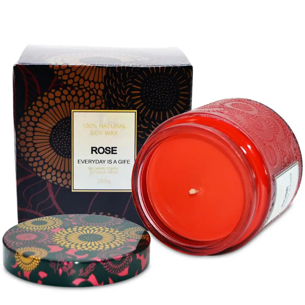 Ароматические свечи из соевого воска, Роскошные Ароматические свечи в стеклянной банке