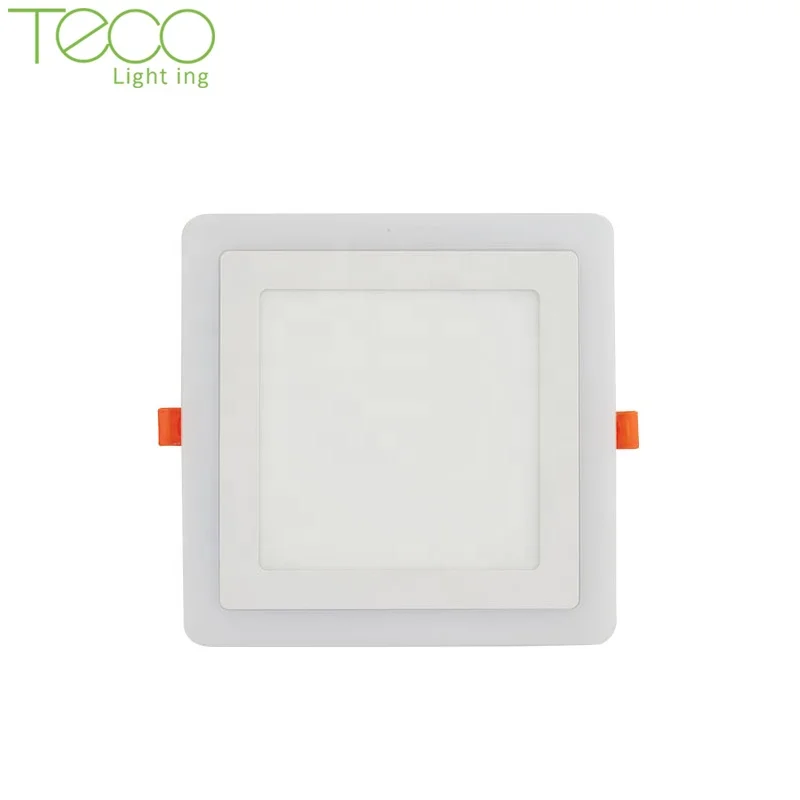 Commercial residential smd aluminum 3000k 4000k 6000k lamp 6 watt round square ip44 led ceiling light  panel
