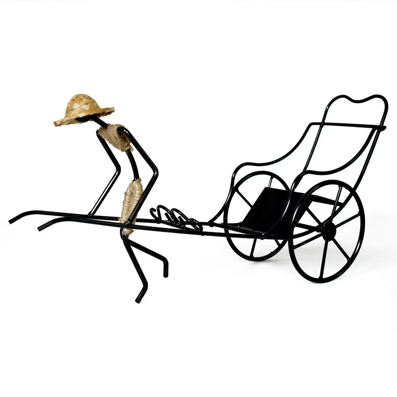 Fancy Kitchen Dining Room Bar Decoration Metal Iron Wine Racks Retro Chinese Style Wine Bottle Display Racks Stand Holder