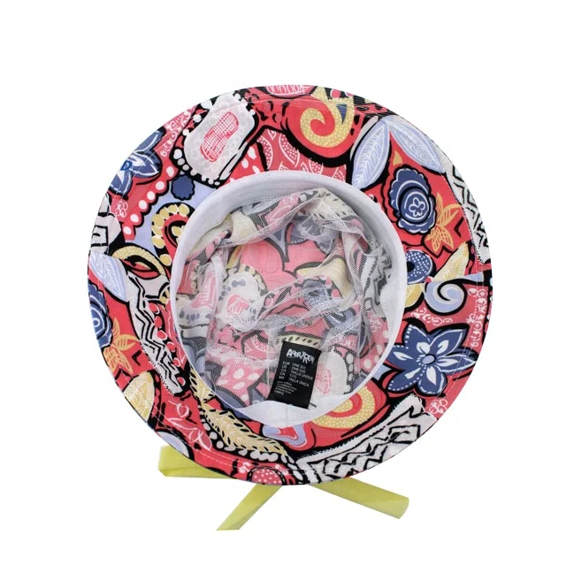 Дешевые пользовательские пустые модные Панамы с принтом для девочек