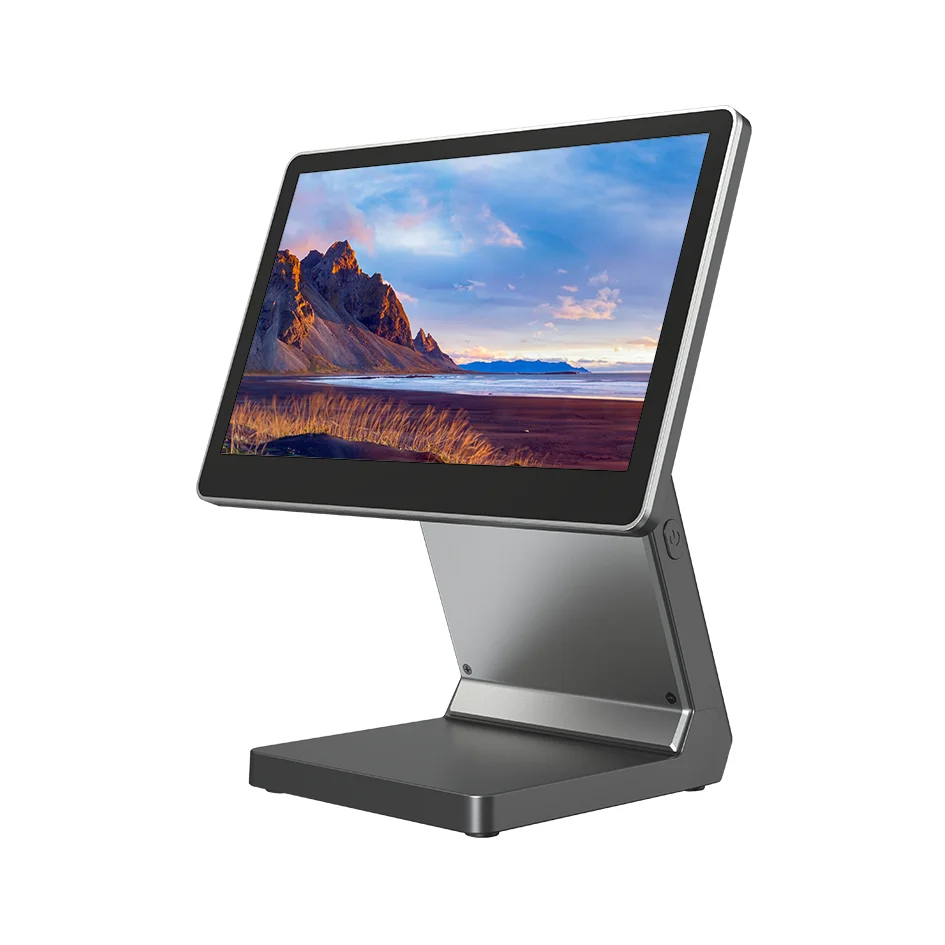 Один экран POS машина 15 дюймов сенсорный Android система терминал кассовый аппарат