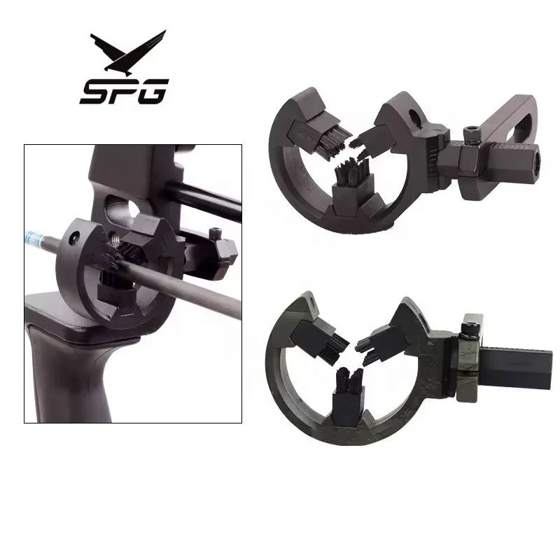 SPG Compound Bow Brush Arrow Rest Archery Camouflage Recursive Bows Plastic Fiberglass Carbon Arrows Outdoor Hunting Equipment