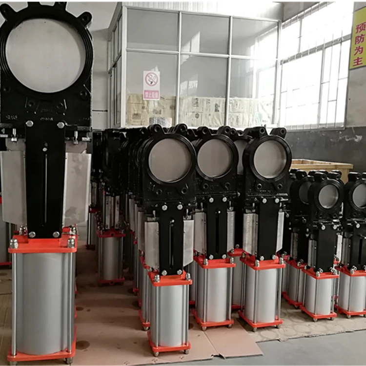 Direct Factory Sales Lug Type Stainless Steel Pneumatic Knife Gate Valve Water Hydraulic Control Oil Medium General China