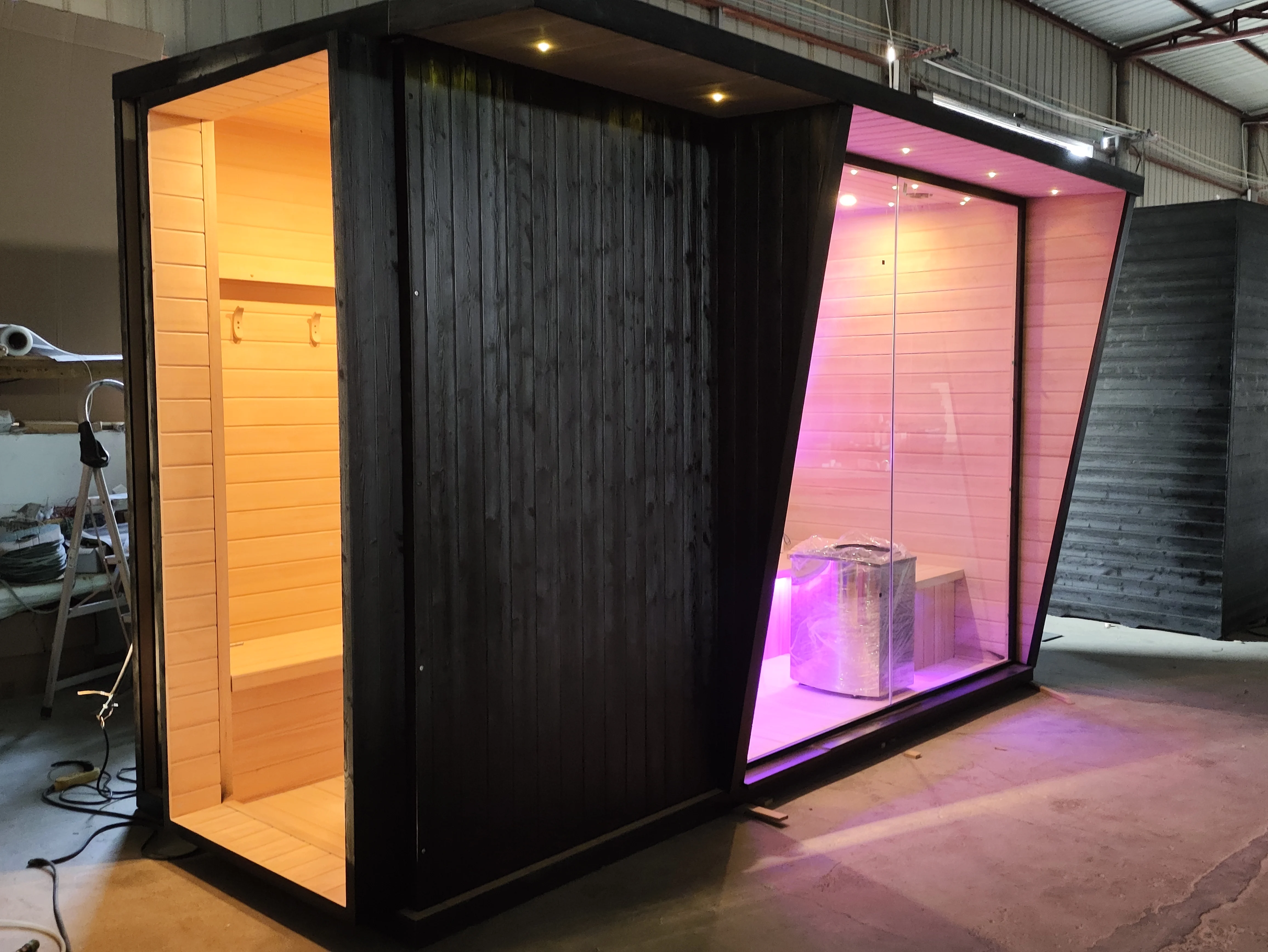8-10 Red Cedar Garden Sauna Outdoor Outdoor Cedar Modern Sauna Outdoor Sauna