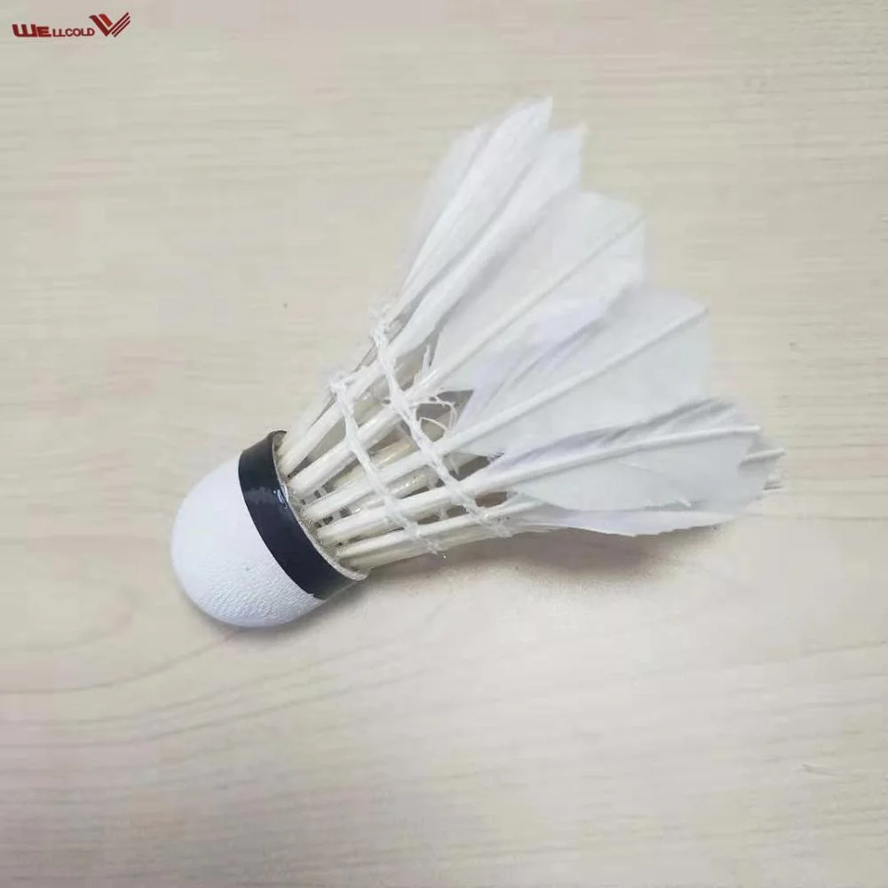 Волан для бадминтона из гусиных перьев для турнира, Волан для бадминтона, Китай, оптовая продажа