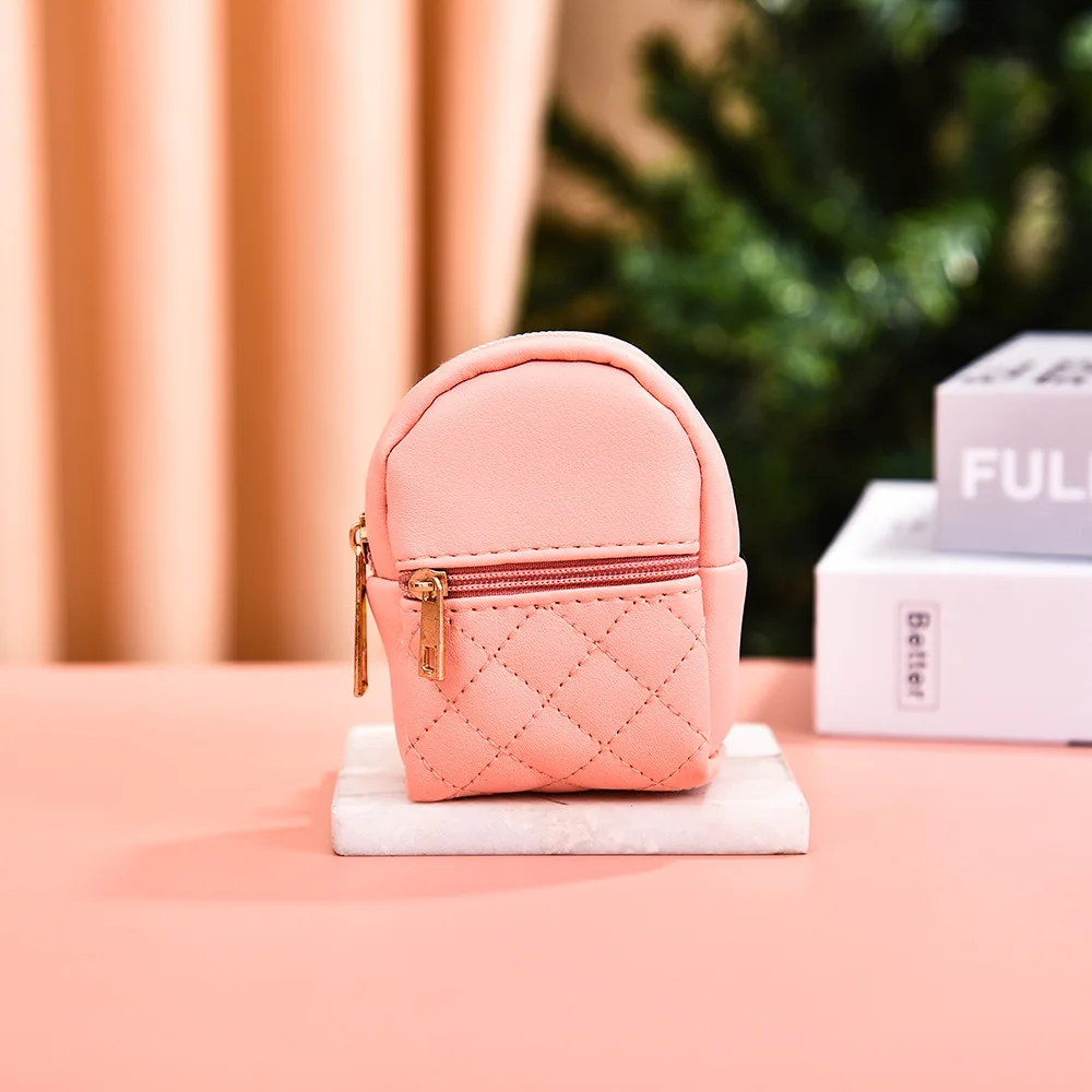 Custom logo Promotional Gifts Mini Backpack Shaped Key Chain Bag Coin Purse
