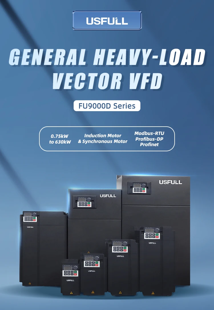 USFULL 18kW VFD Drive Low Cost 100kW Variable Frequency Drivers 22 kW 400 Volt Inverter 5.5kW 400hz Frequency Converter 7.5HP