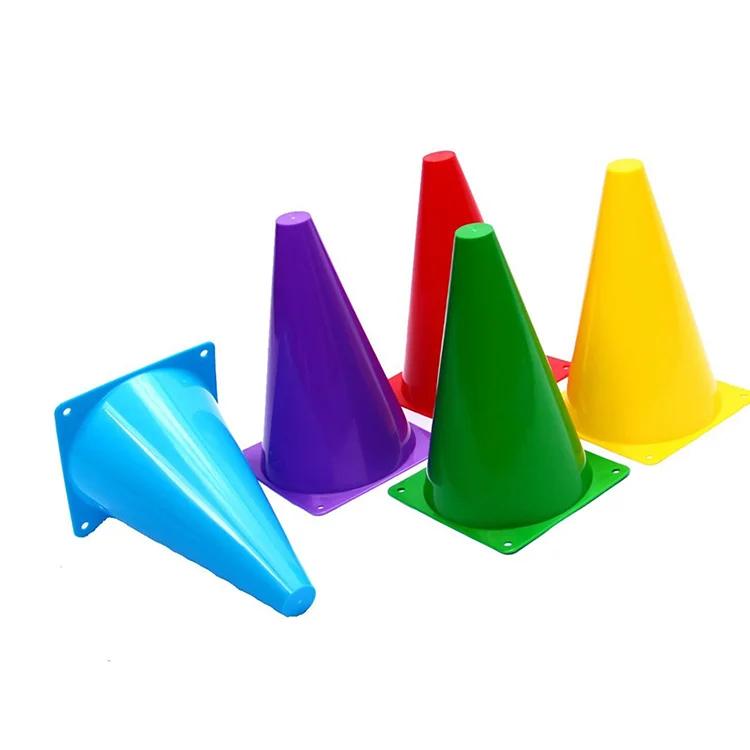 Plastic Agility Cones Sports Soccer Flexible Cone for Training Party Activity Traffic