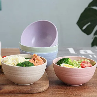 Миска из пшеничной соломы кухонные миски для супа миска фруктов и