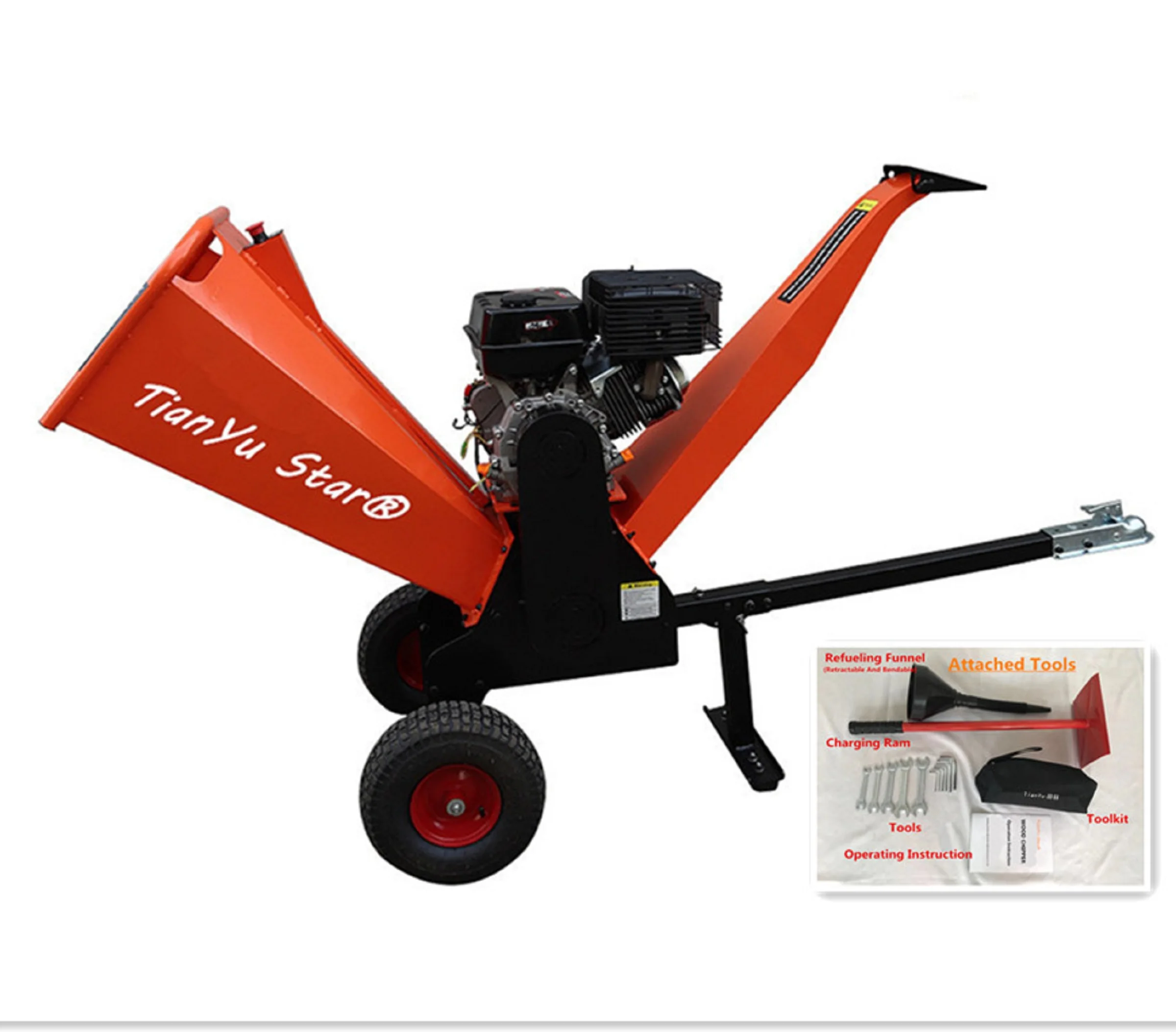 Дробилка для ветвей, бензина, древесины, дробилка для дерева, Европейский бензиновый двигатель с 5 выбросами