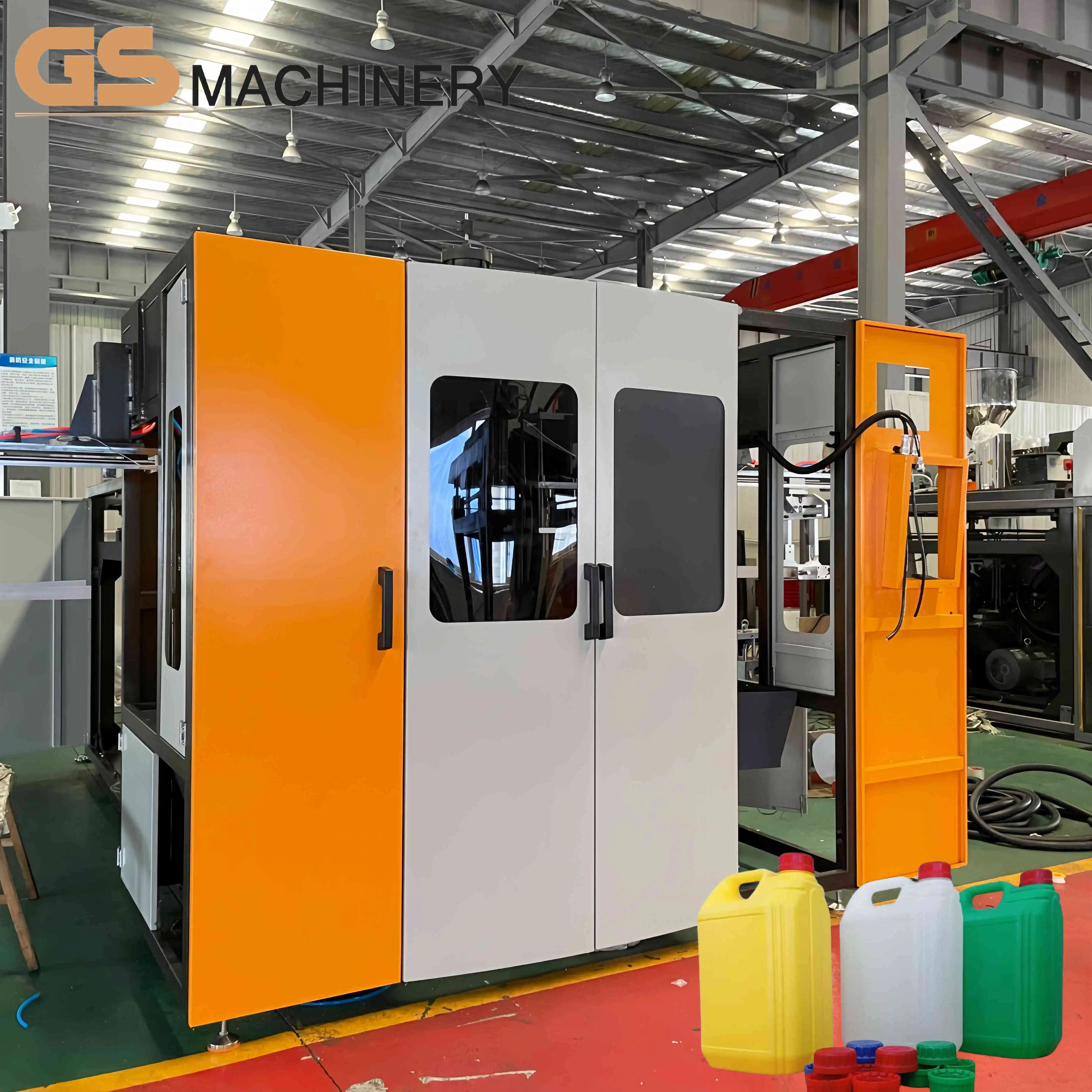 High speed double station 1L 2L 5L Plastic HDPE Bottle Jerrycan machinery extrusion blow moulding machine