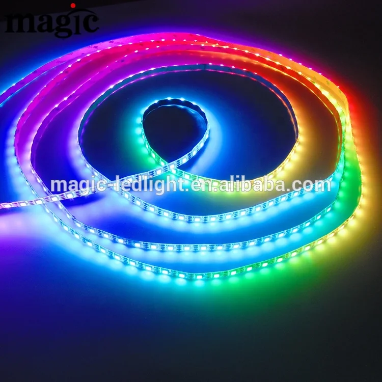 Силиконовая клейкая крышка ws2812B IP65 60 светодиодов на метр RGB SK6812 ws2812 полоса