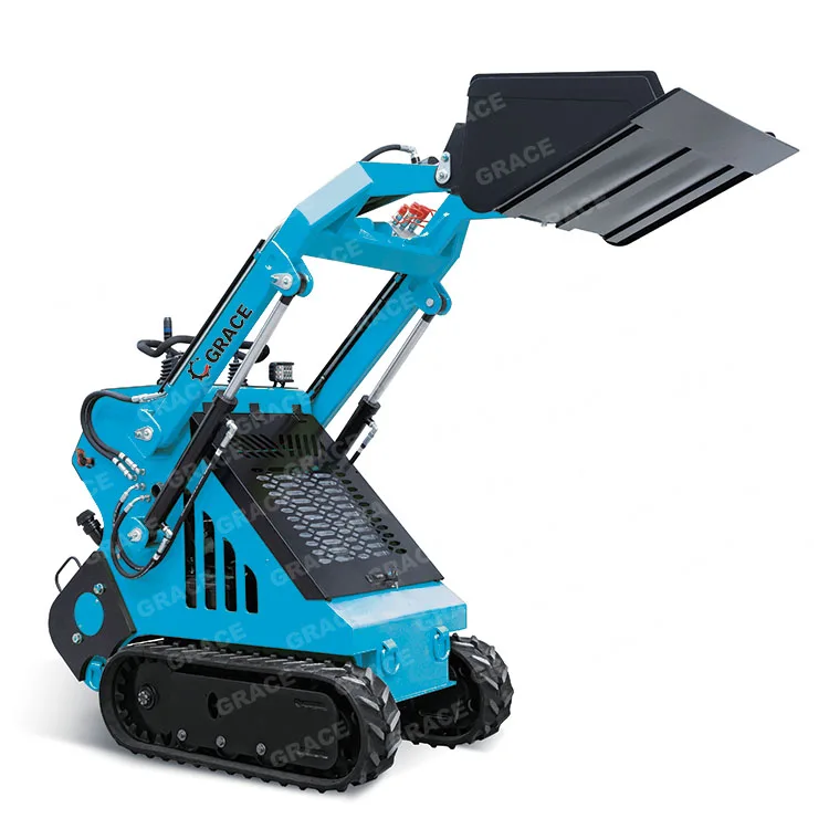 Skidsteer loader tracking Landscaping machine 350kg 450kg SK650 cheap Kubota diesel mini skid steer