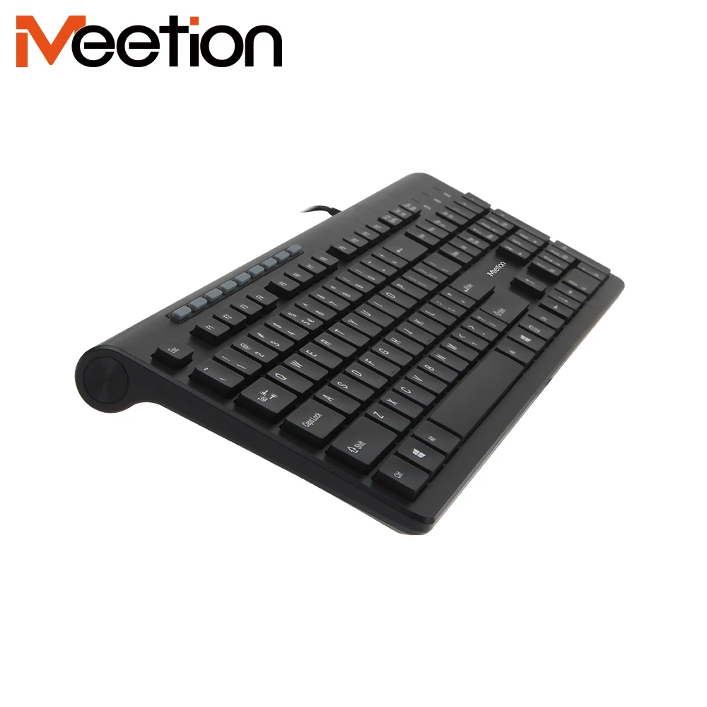 Meetion MT-K842M 10 Multi-function Keys Standard Size Waterproof Business Design Office Entertainment Wired Keyboard