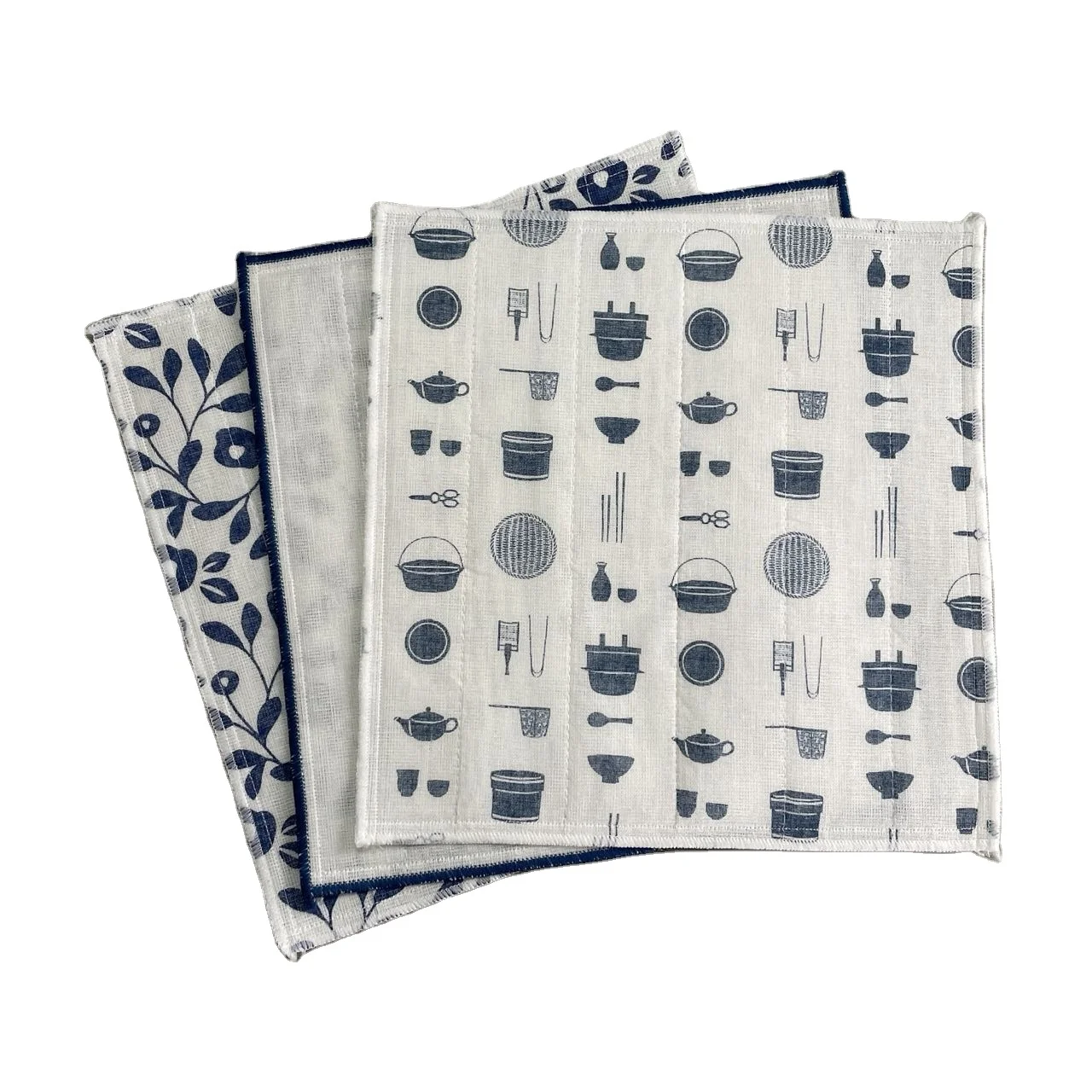 China factory janitorial supplies layers gauze durable white cotton wiping cleaning rags   Customizable Household Cleaning Towel