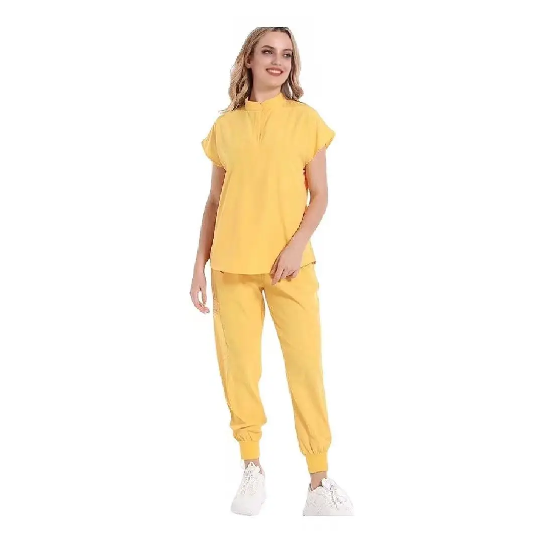 Hot Sell Scrub Suits Stretch Breathable Women Sets Jogger Nursing Scrubs Uniforms Medical Spandex Hospital Scrubs Uniforms Sets