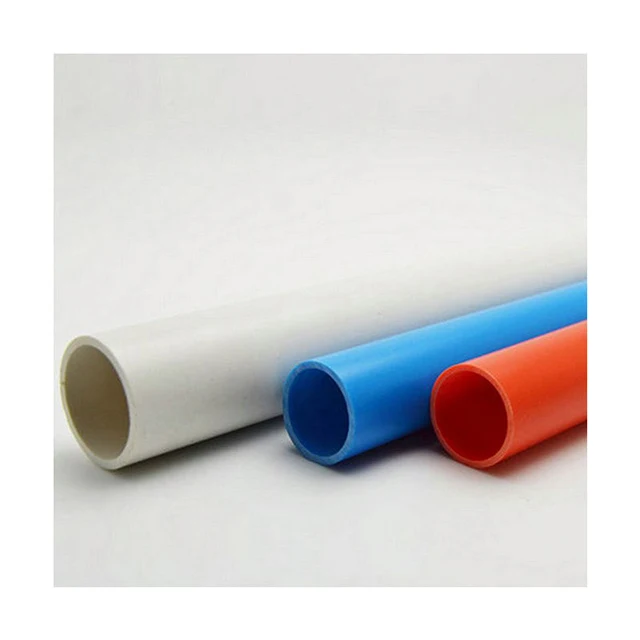 Factory Orange PVC Electrical Conduit Pipe UPVC rigid conduit grey