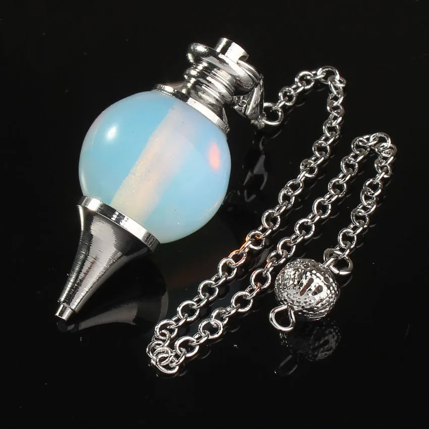Wholesale Natural Multi Mix Reiki Crystal Healing Agate Rose Clear Quartz Ball Stone Dowsing Gemstone Pendulum Supplier for Heal