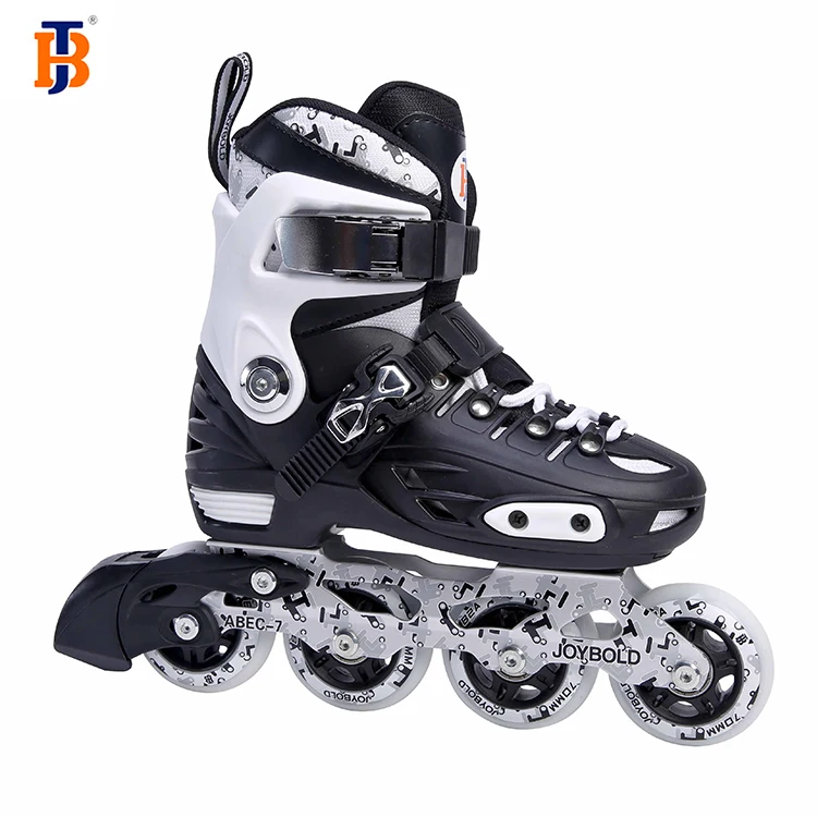 2020 Hot Selling adjustable PU wheel Inline skate with Sawing boot toe