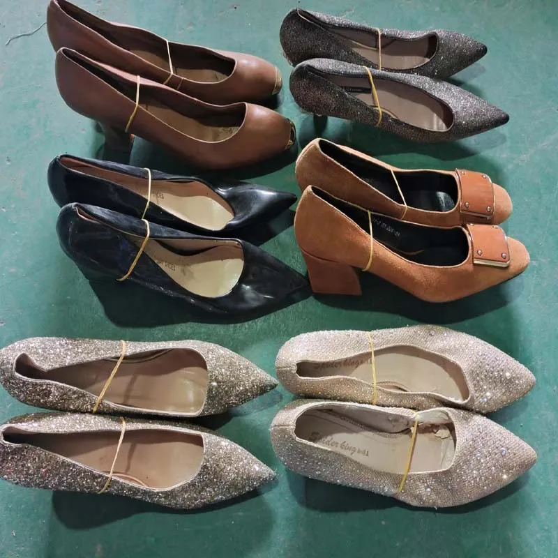 Итальянская Роскошная обувь Schechers Zapatos Usados фирменная подержанная в наличии Moin Couteux Second Hand женская