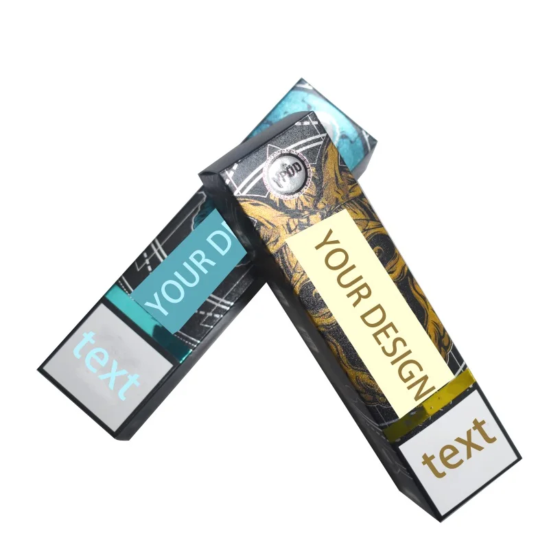 Best selling childproof cartridge packaging box disposable paper card and  plastic Blister Tray for battery pen