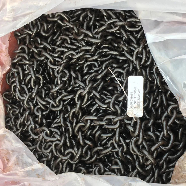 EN818-2 G80 Alloy Steel Welded Link Lifting Chain